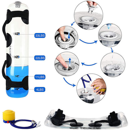 Adjustable Water Bag for Portable Fitness Training