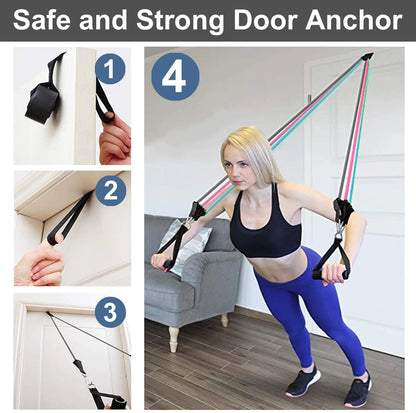 Complete Resistance Band Set for Fitness