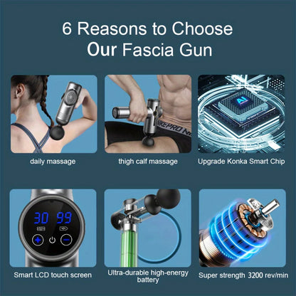 99-Level Deep Tissue Massage Gun