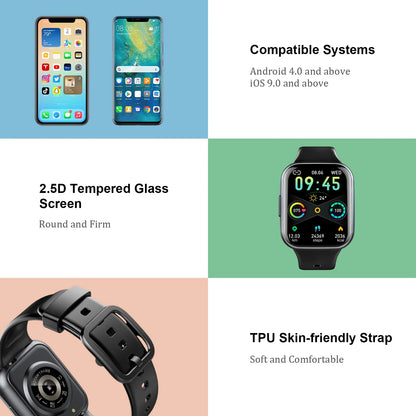 Smart Watch, 1.69" HD Touch Screen Fitness Watch