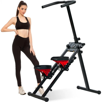 Foldable Vertical Climber Full-Body Home Workout Machine