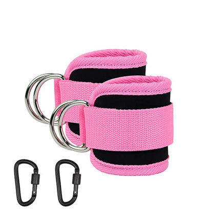 Adjustable Resistance Bands with Ankle Straps for Strength Training