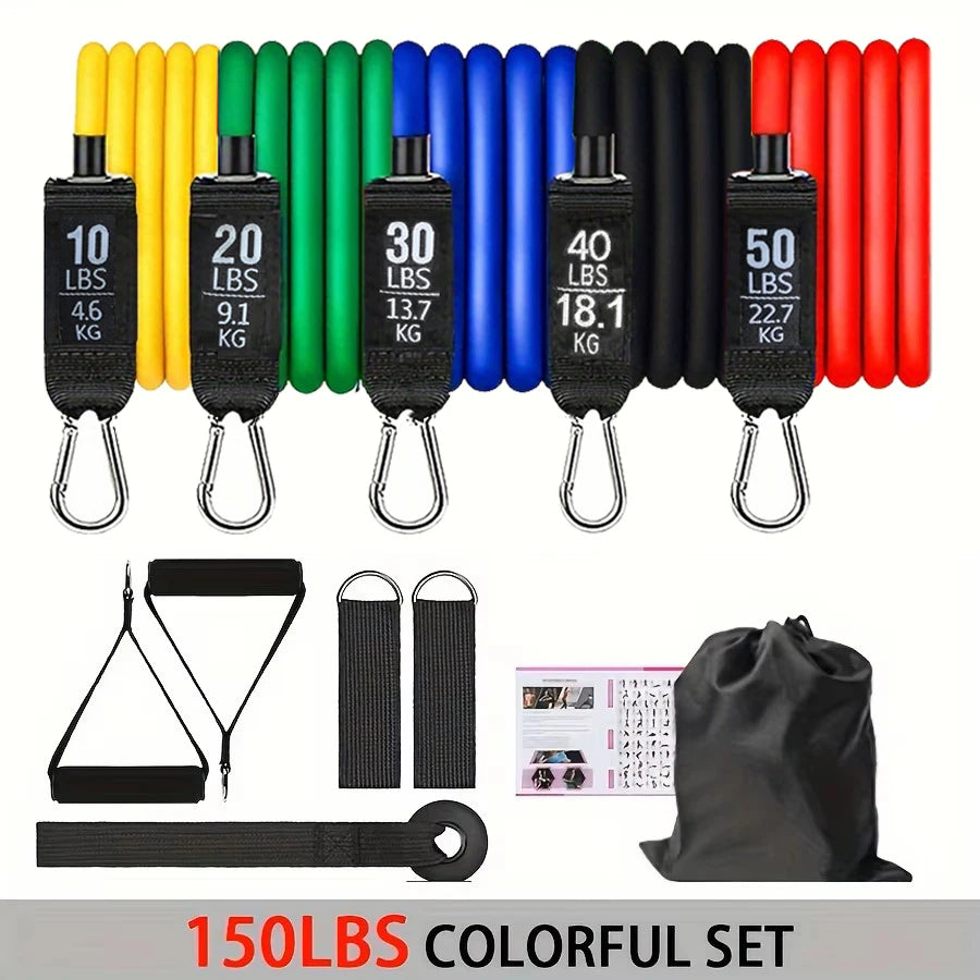 Complete Resistance Band Set for Fitness