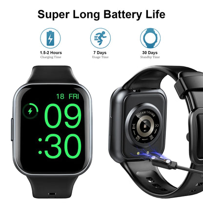 Smart Watch, 1.69" HD Touch Screen Fitness Watch