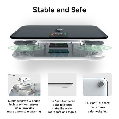 Smart Digital Body Fat Scale with TFT Color Screen