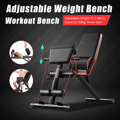 Adjustable Weight Bench for Full-Body Workouts