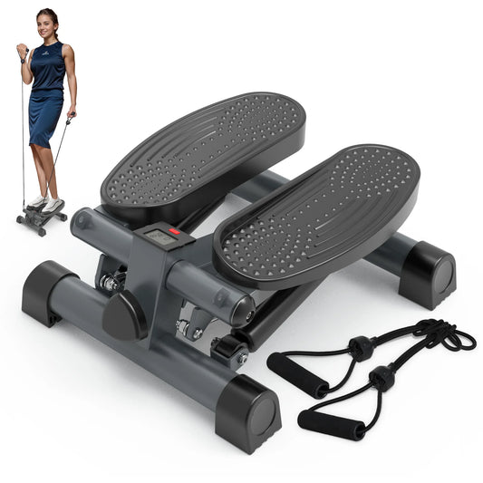 Mini Stepper with Monitor & Resistance Bands