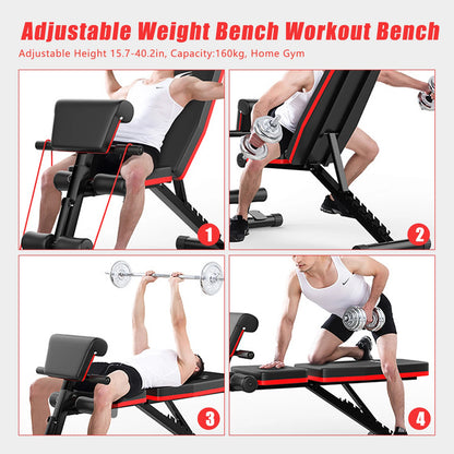 Adjustable Weight Bench for Full-Body Workouts