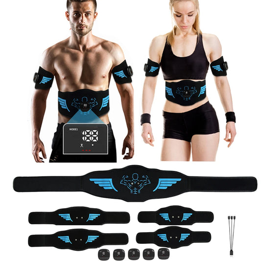 NEW EMS Abs Stimulator: Muscle Toner Belt for Fitness