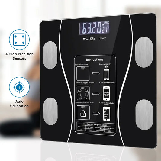 Smart Wireless Body Fat Scale with LED Display