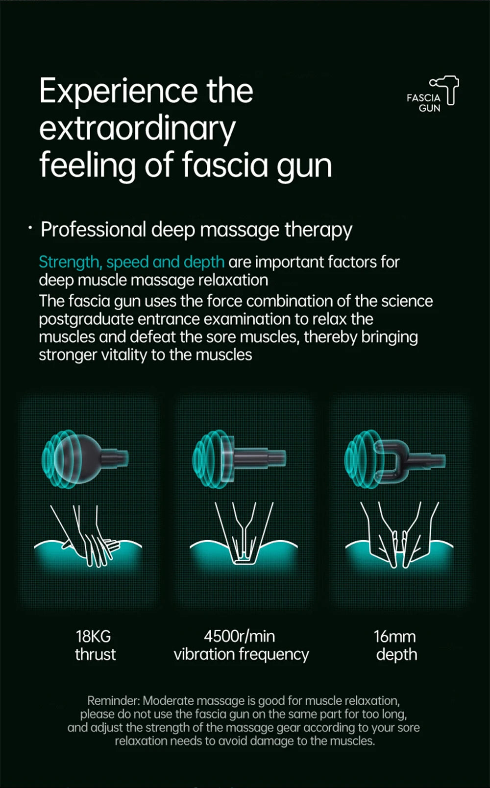 99-Level Deep Tissue Massage Gun