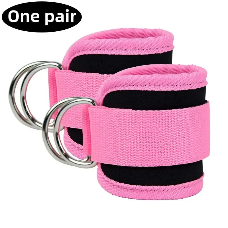 Adjustable Resistance Bands with Ankle Straps for Strength Training