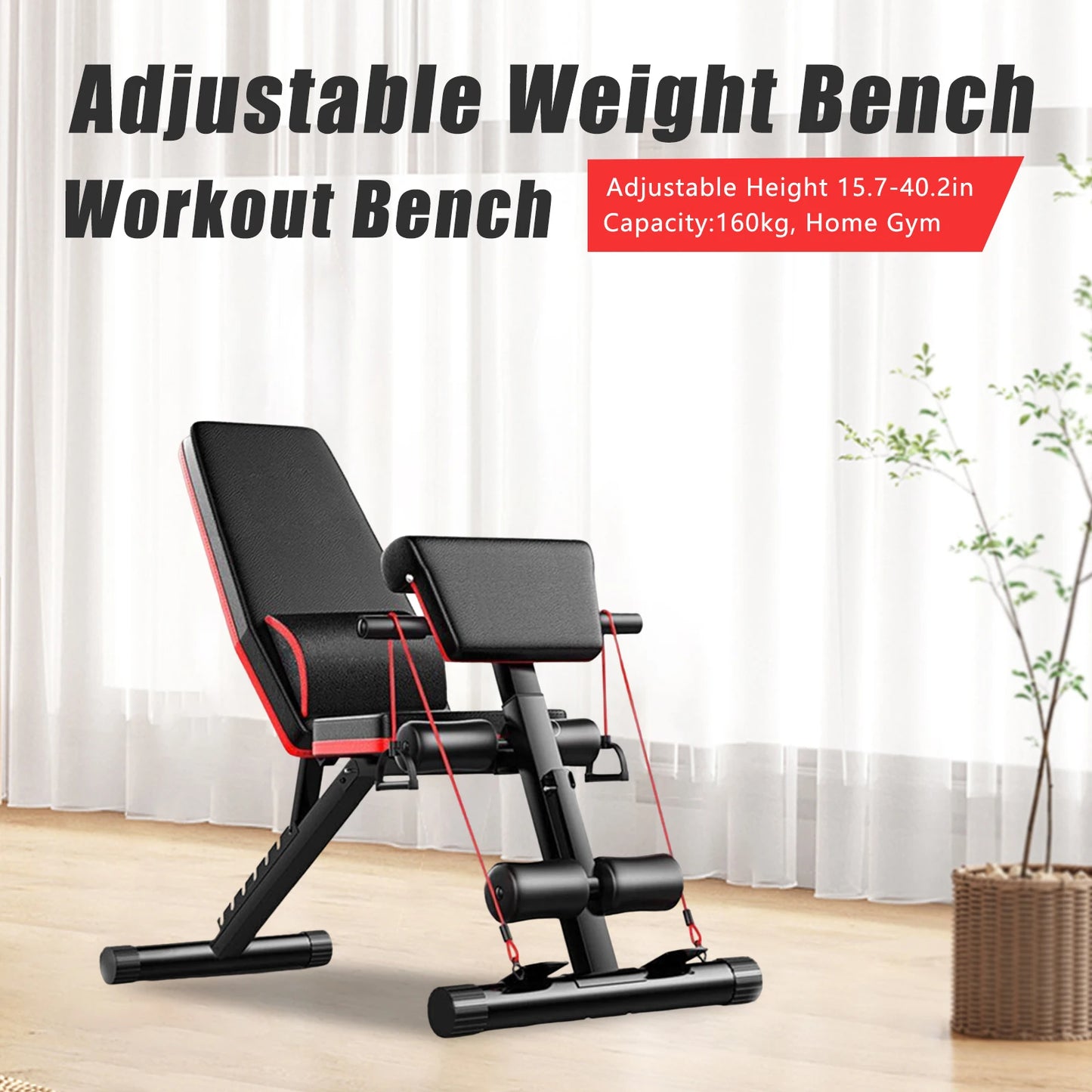 Adjustable Weight Bench for Full-Body Workouts