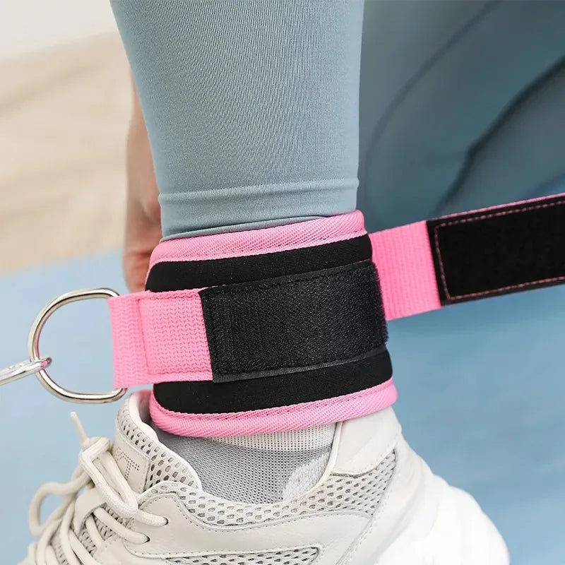 Adjustable Resistance Bands with Ankle Straps for Strength Training